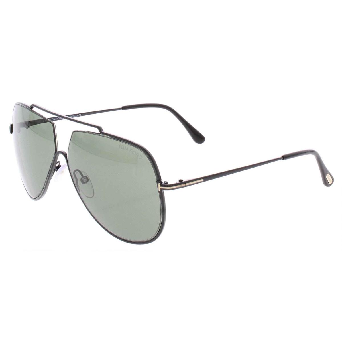 Tom Ford Mens Chase Black Non-Polarized Eyewear Aviator Sunglasses O/S ...
