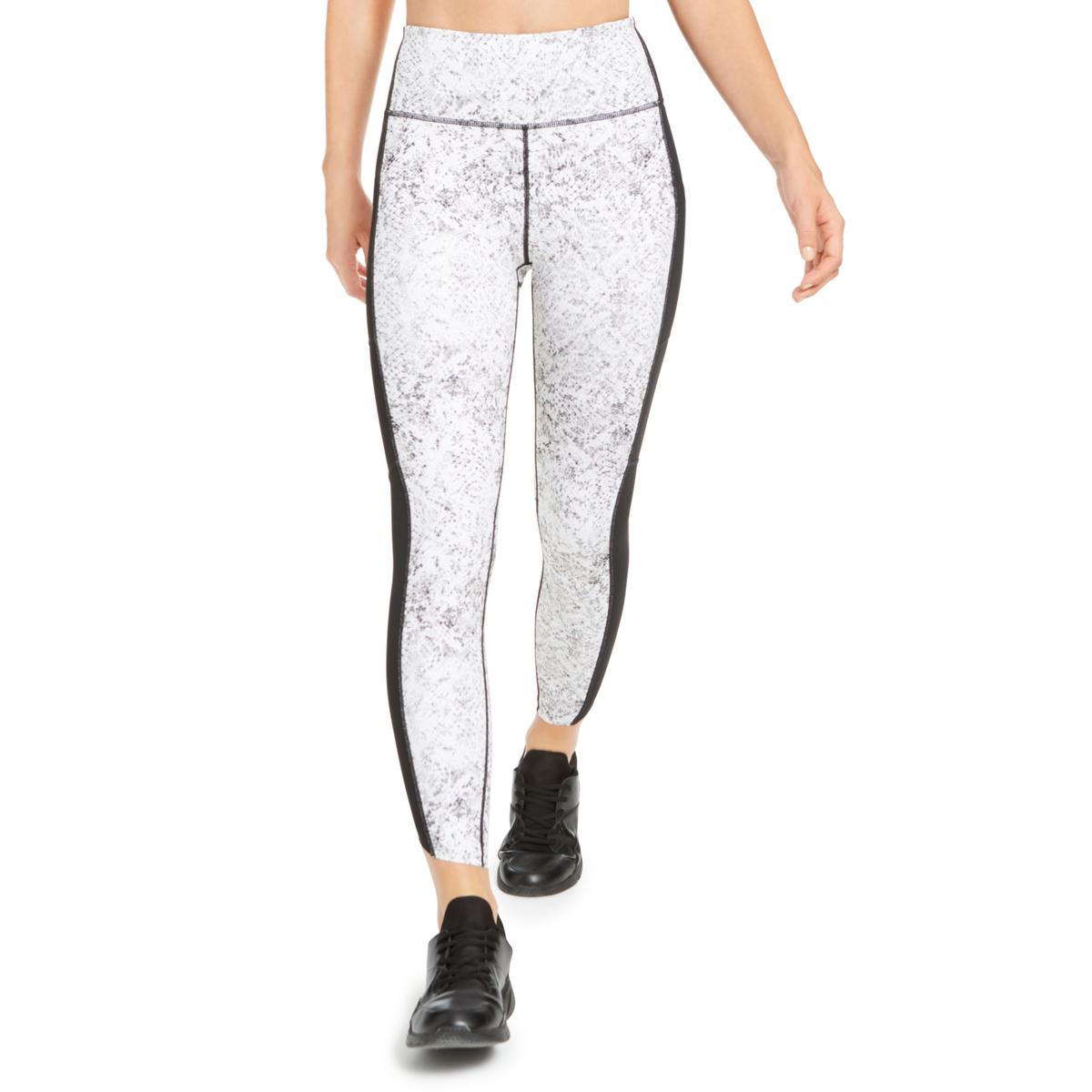 white snake print pants