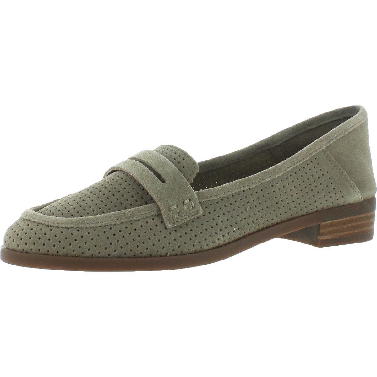 Lucky Brand Womens Caylonp Suede Perforated Slip On Loafers Shoes BHFO ...
