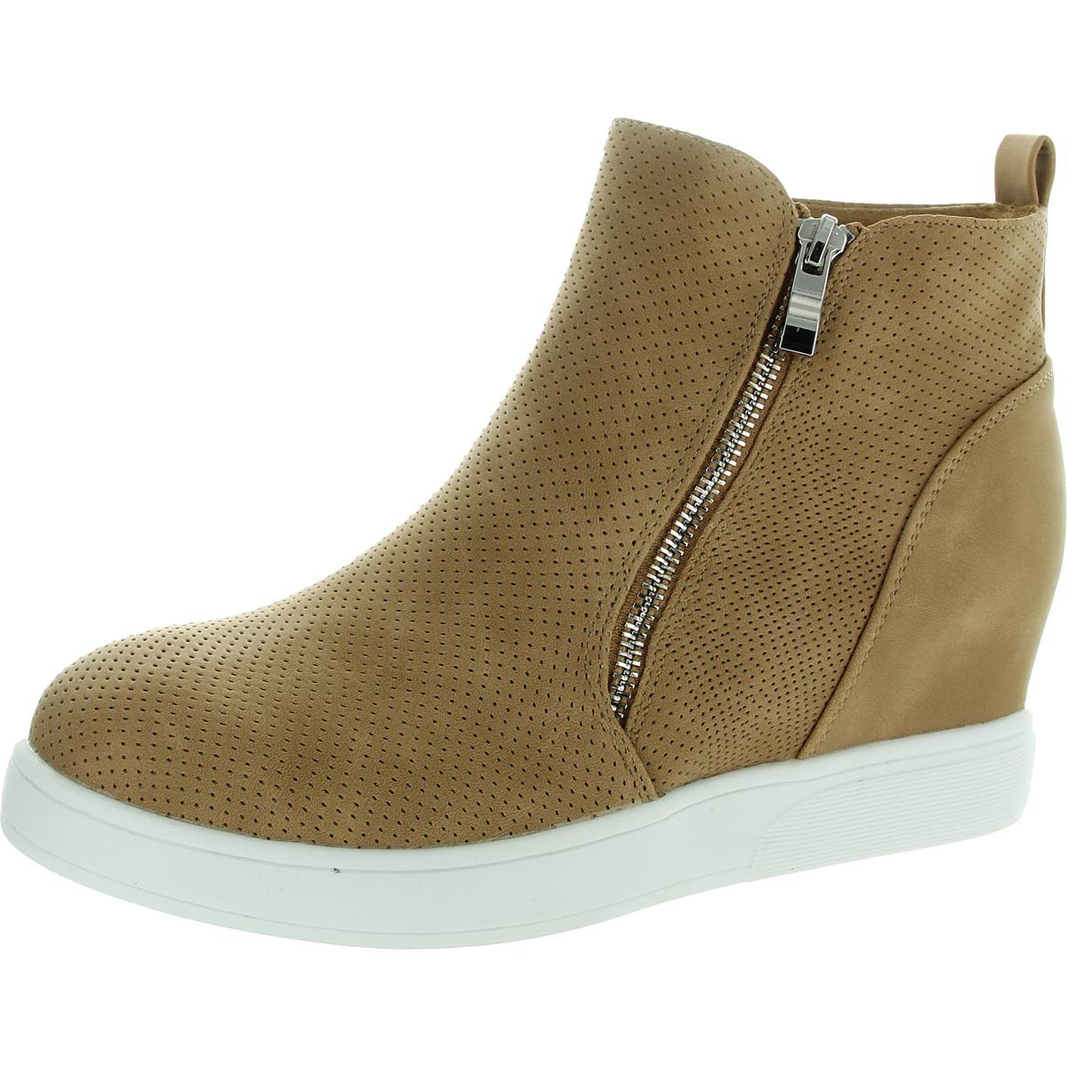 Journee Collection Womens Pennelope Zipper Round Toe Booties Shoes BHFO 5775 - Picture 12 of 14