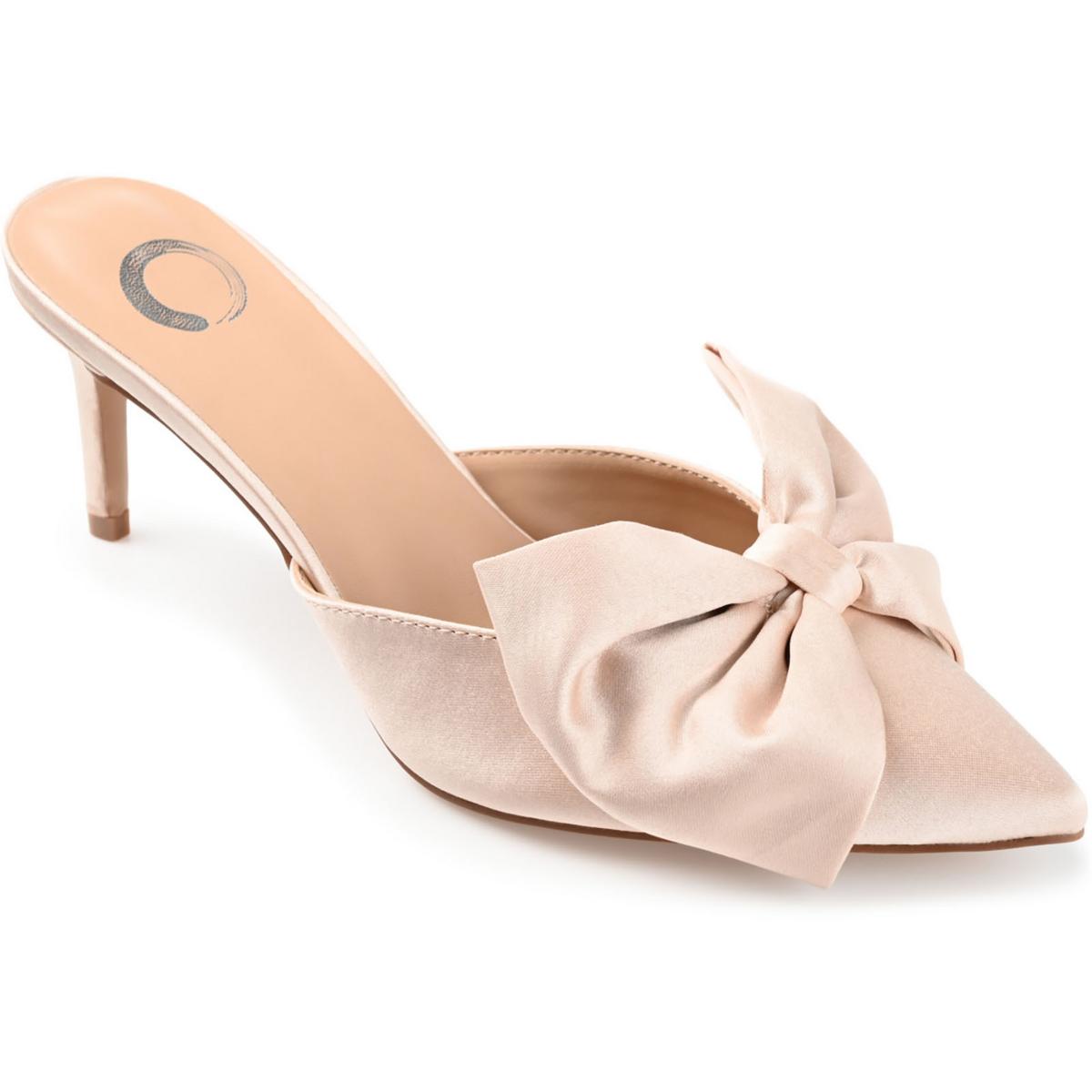 Journee Collection Womens Tiarra Bow Mules Shoes BHFO 2612 - Picture 10 of 15