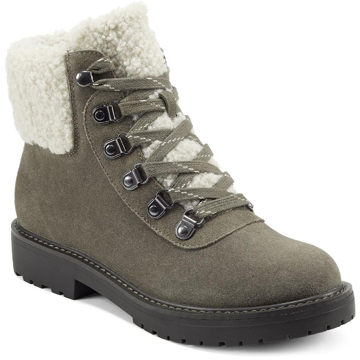 Winter Boots Wide Fit Walking Boots Women's Leather Boots