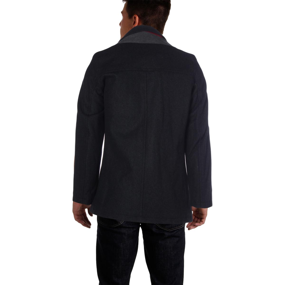 Tommy Hilfiger 4447 Mens Wool Jacket Basic Coat Outerwear BHFO | eBay
