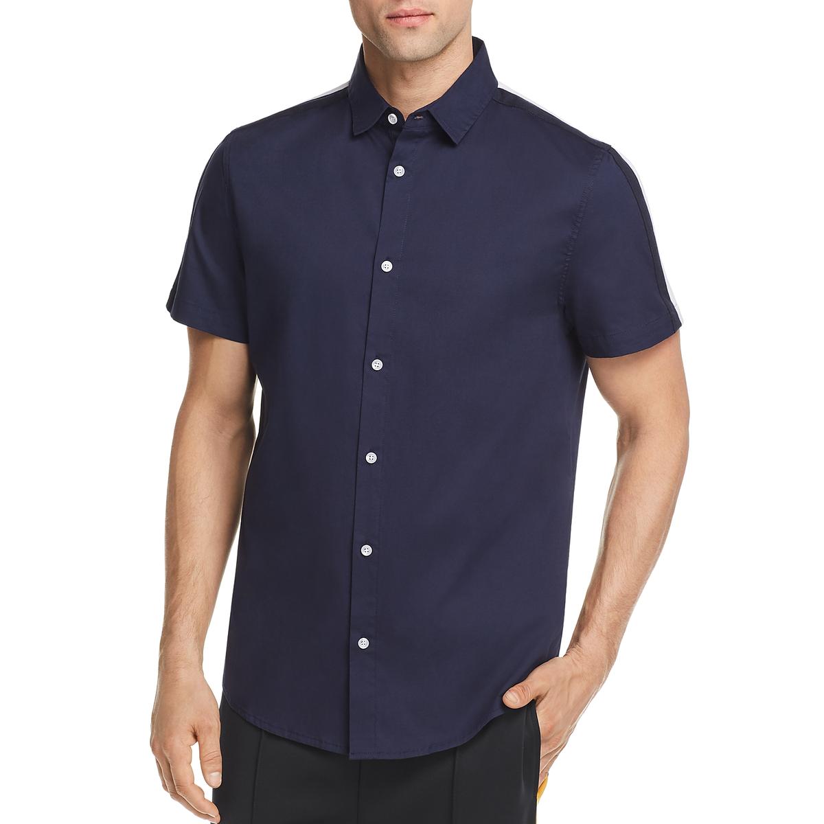 light blue collared button down shirt