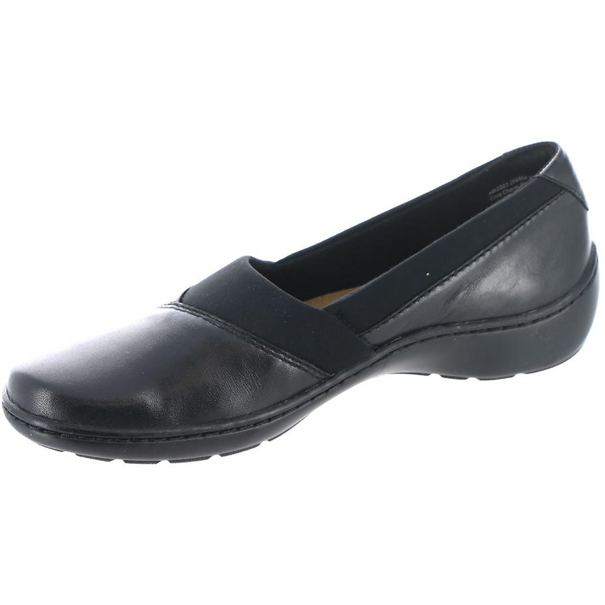 Clarks Womens Cora Charm Leather Slip On Round Toe Loafers Shoes BHFO ...