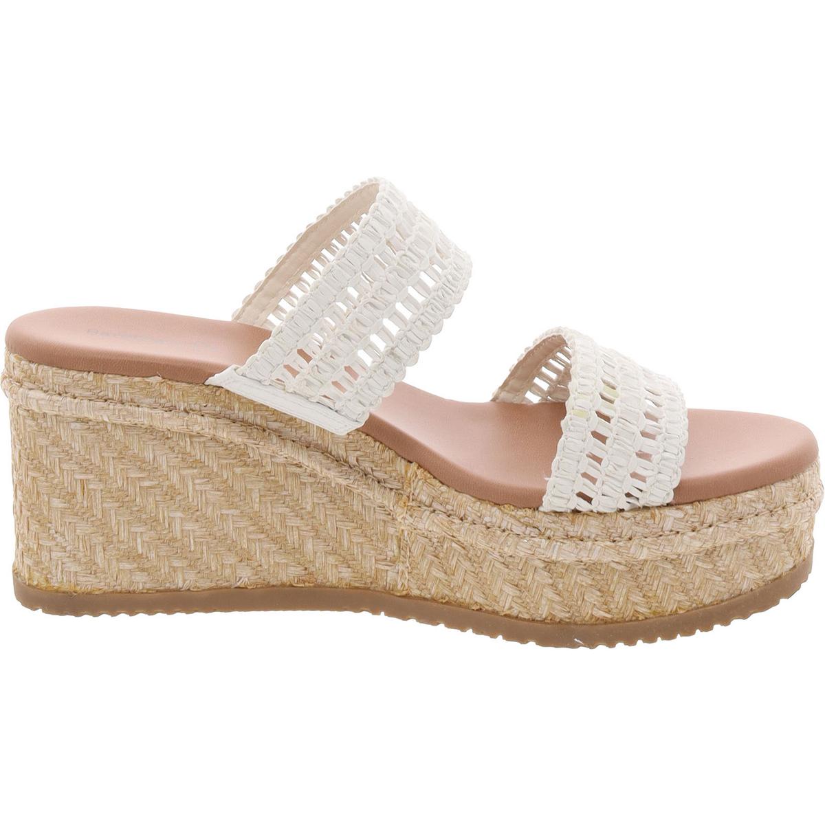 Baretraps Sophie Damenschuhe Kunstleder-Sandalen offene Zehenpartie Keilabsatz BHFO 5789 - Bild 5 von 6