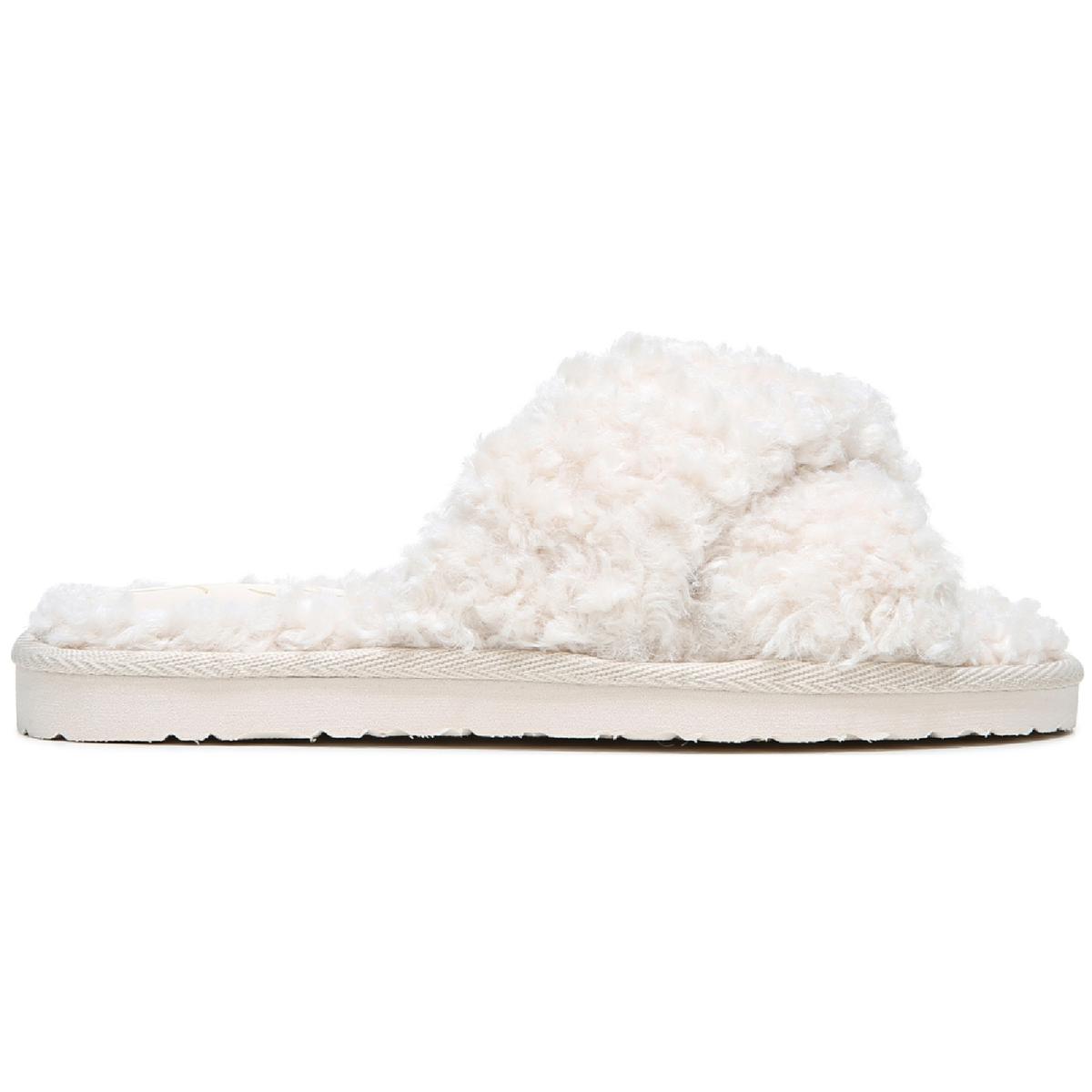 Sam Edelman Womens Jeane Faux Fur Padded Insole Scuff Slippers Shoes ...