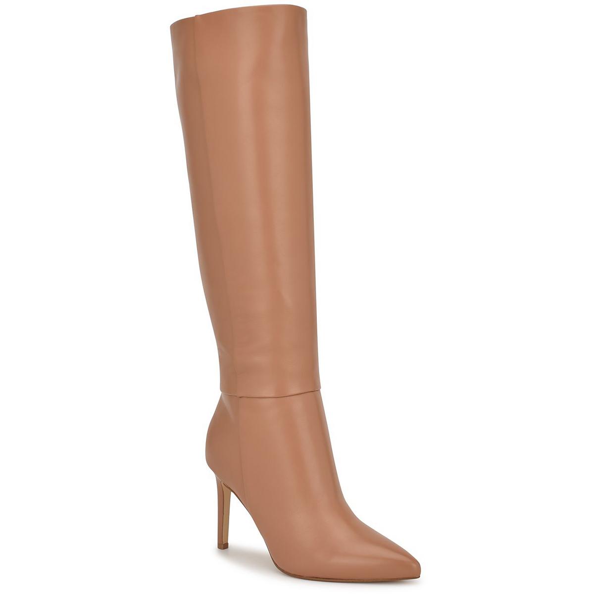 Nine West Richy elegante hohe kniehohe Damenstiefel aus Leder Schuhe BHFO 7607 - Bild 10 von 13