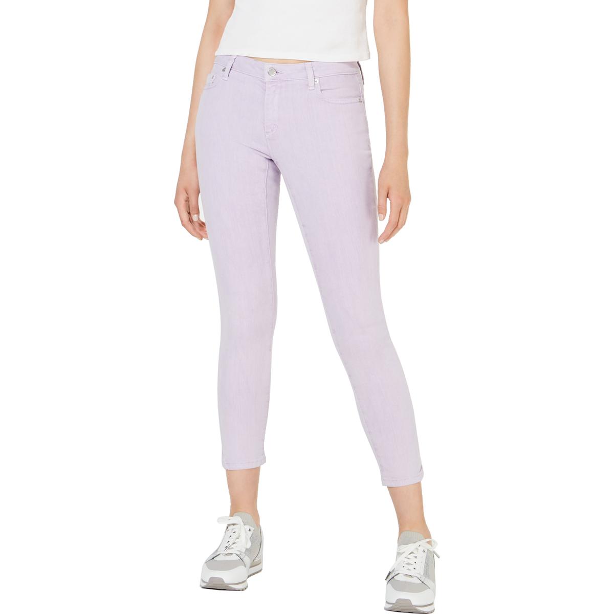 michael kors jeans womens purple