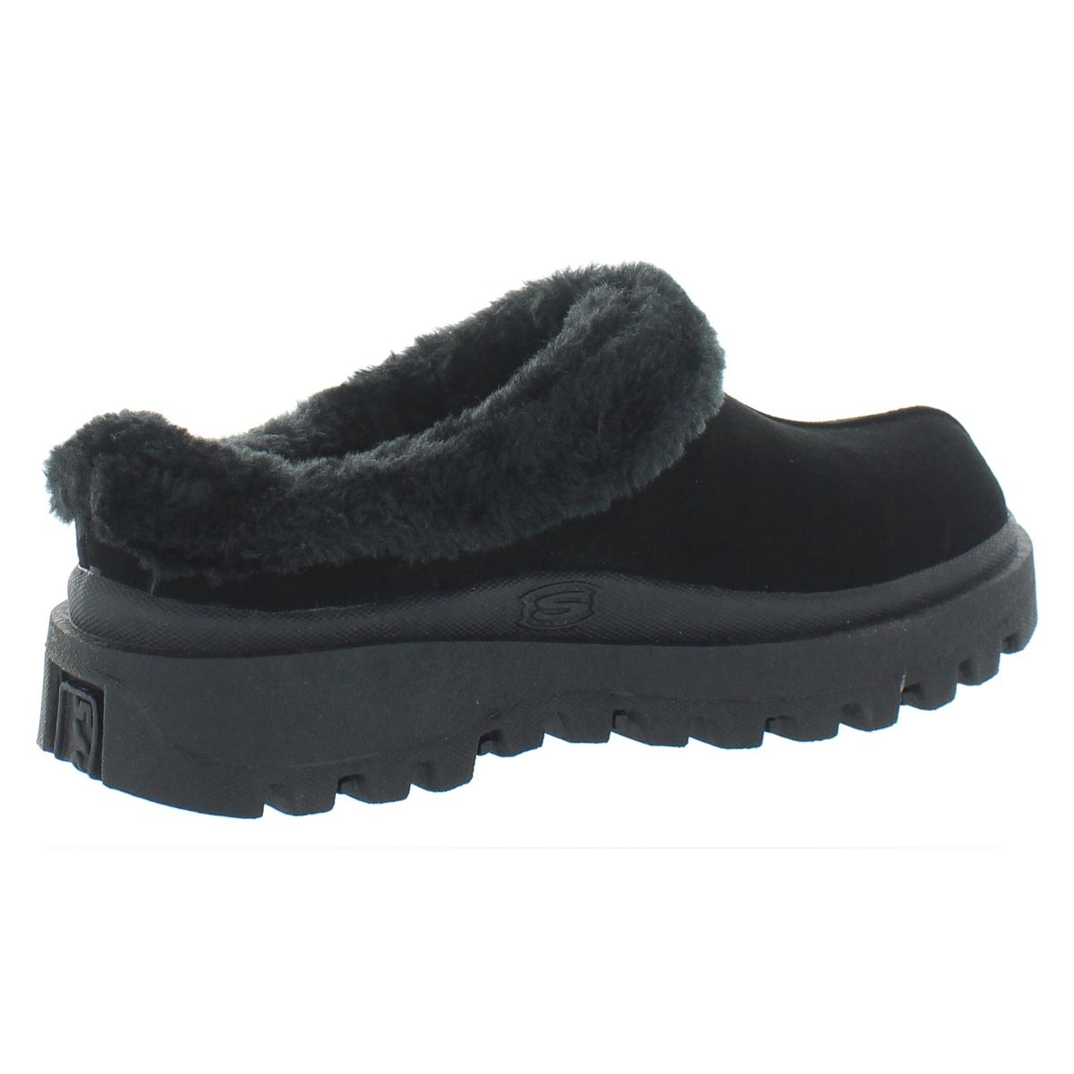 Skechers gowalk suede clogs hotsell with faux fur lining