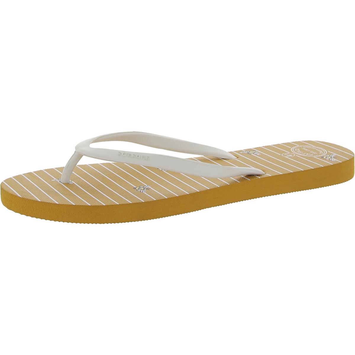 Женские белые босоножки-стринги без застежки FatFace, размер 41 (средний B, M), BHFO 8462