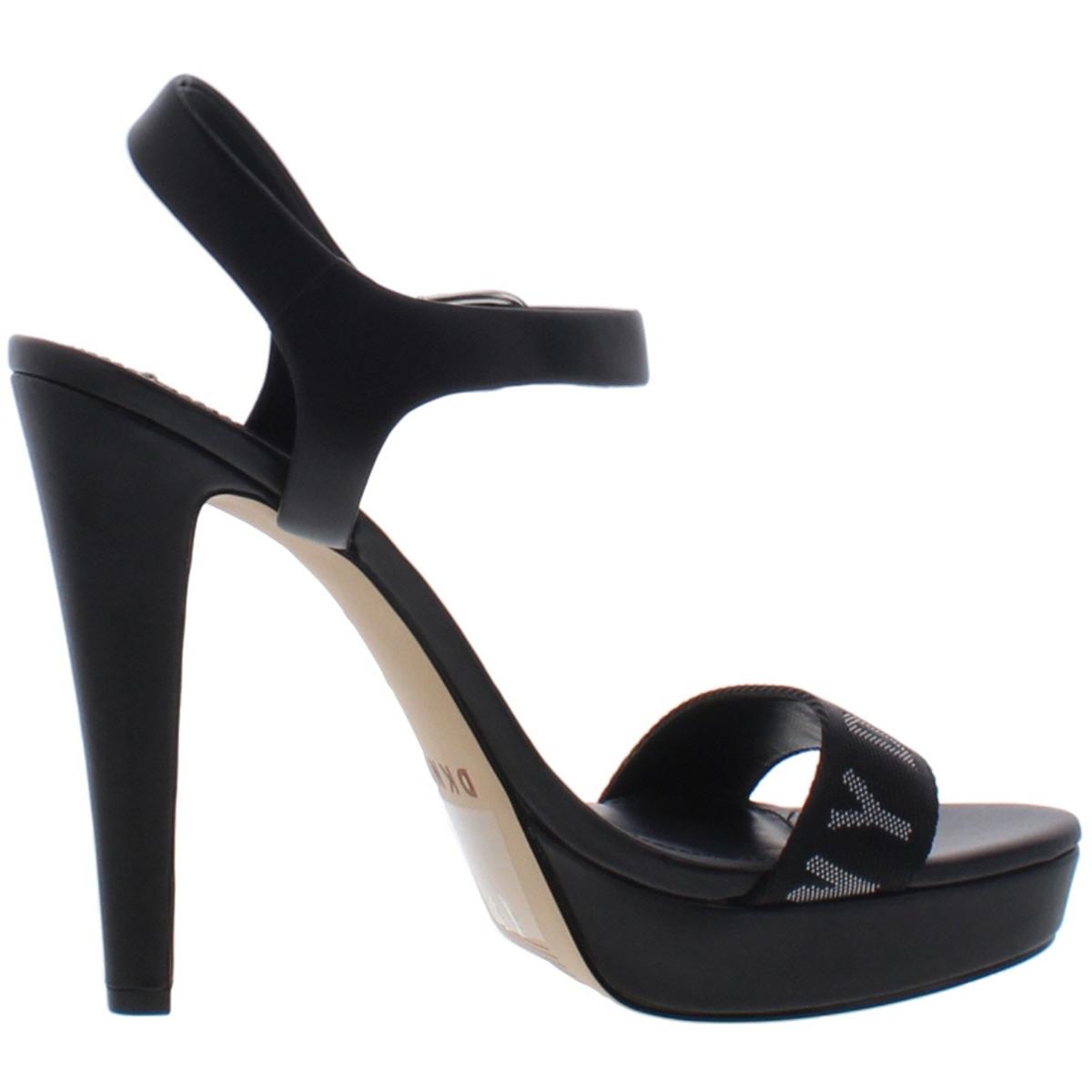 DKNY Womens Olina Black Dressy Platform Heels Shoes 10 Medium (B,M ...