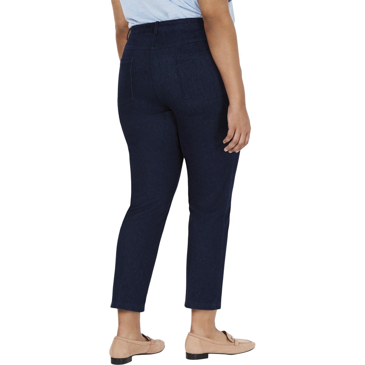 Alfred Dunner Womens Blue Denim Slim Fit Jegging Skinny Jeans Plus 18W ...