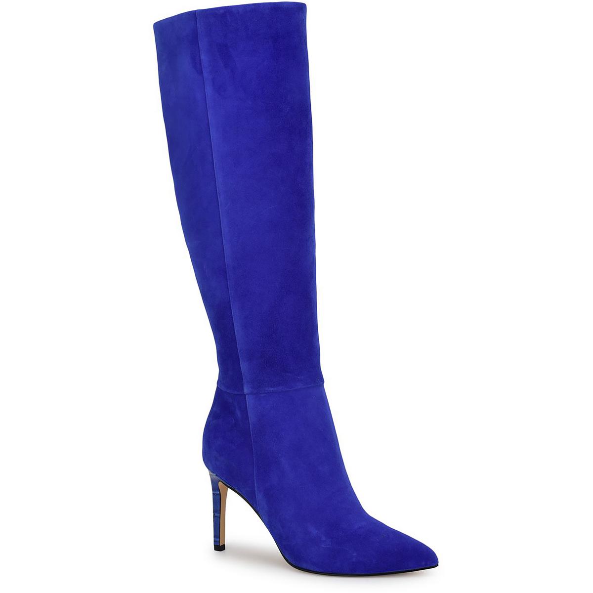 Nine West Richy elegante hohe kniehohe Damenstiefel aus Leder Schuhe BHFO 7607 - Bild 13 von 13