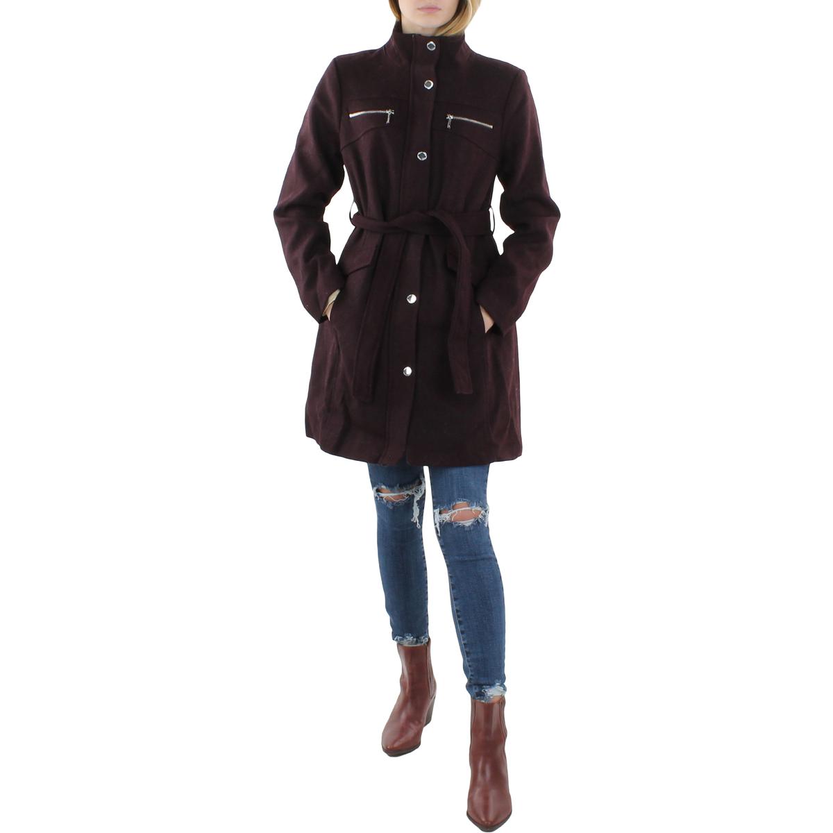 Vince camuto melton car outlet coat with removable bib