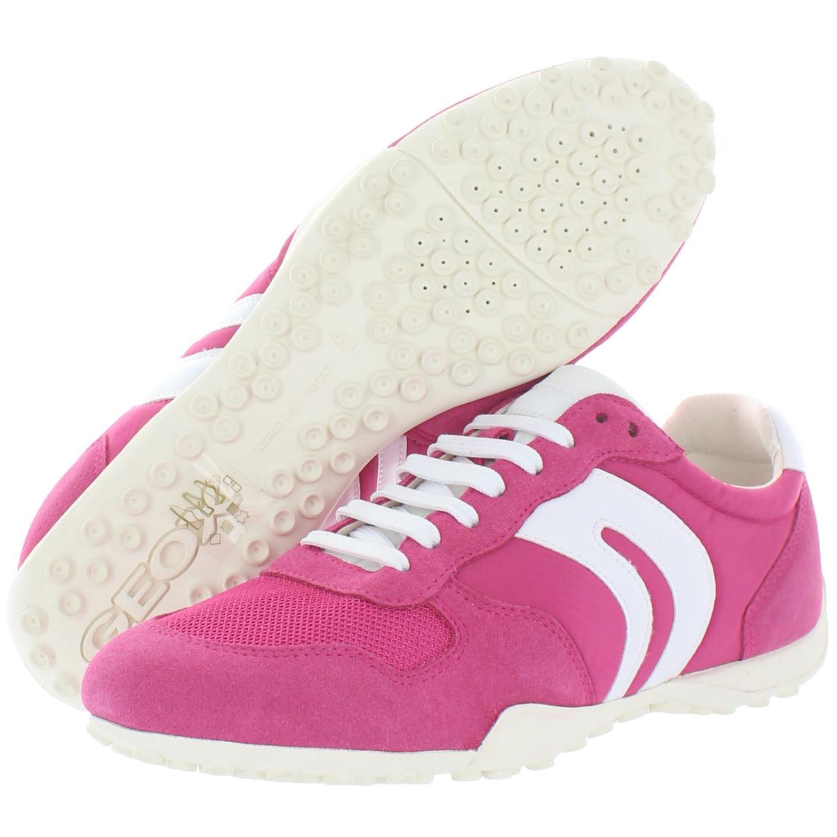 Geox Respira Womens Snake Trainers Suede Breathable Sneakers Shoes BHFO ...