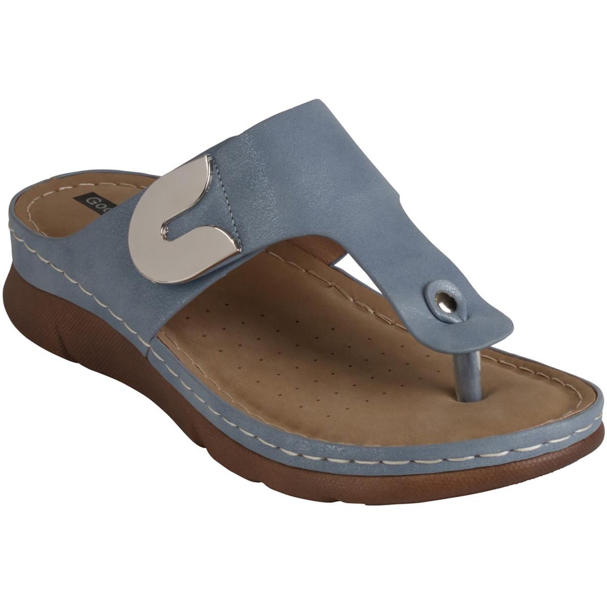 Good Choice Sam Damen-Slipper Kunstleder-Riemensandalen BHFO 1316 - Bild 11 von 11