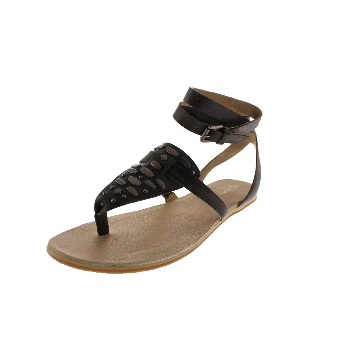 Koolaburra 3222 Womens Acacia Leather Studded Gladiator Thong Sandals ...