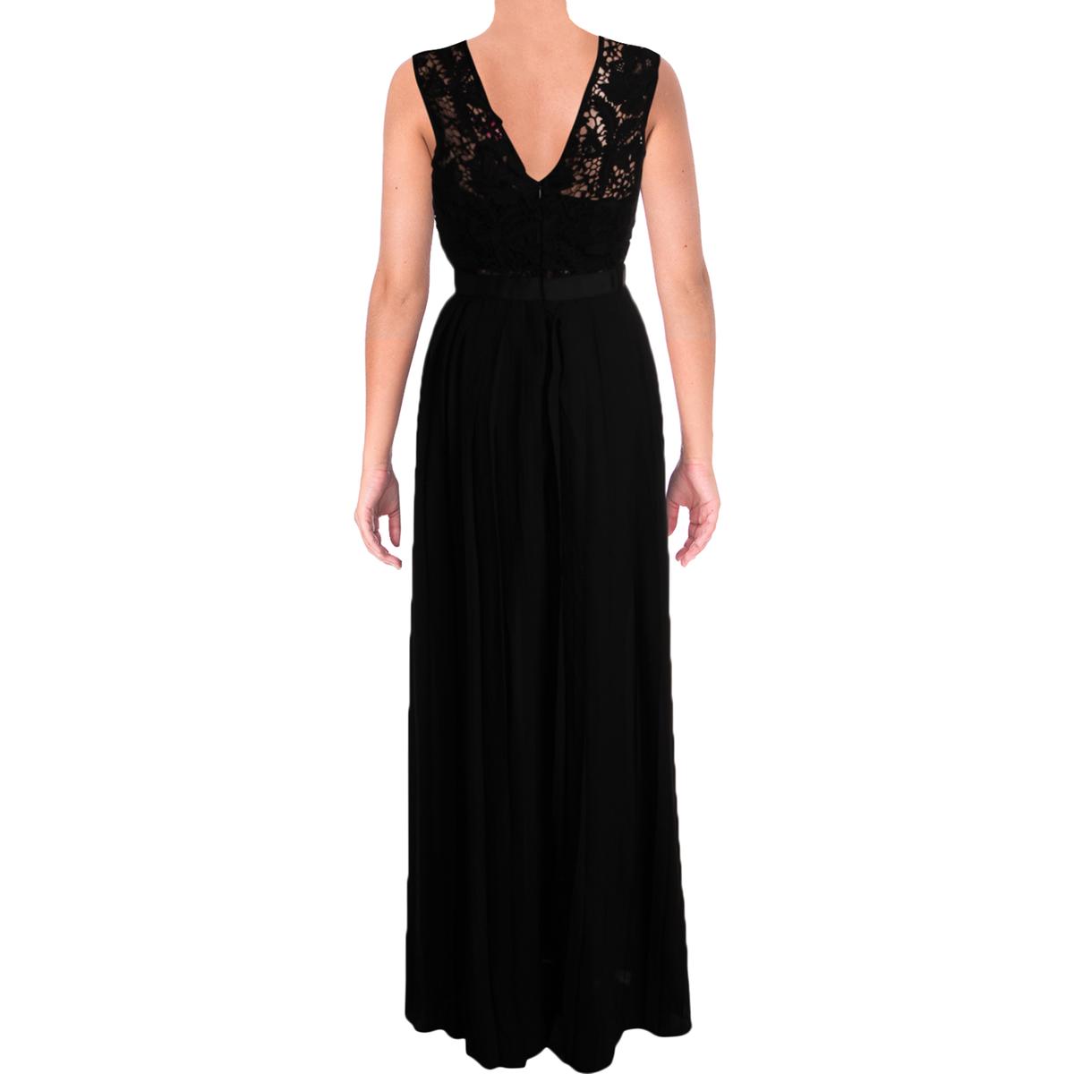 aqua black gown