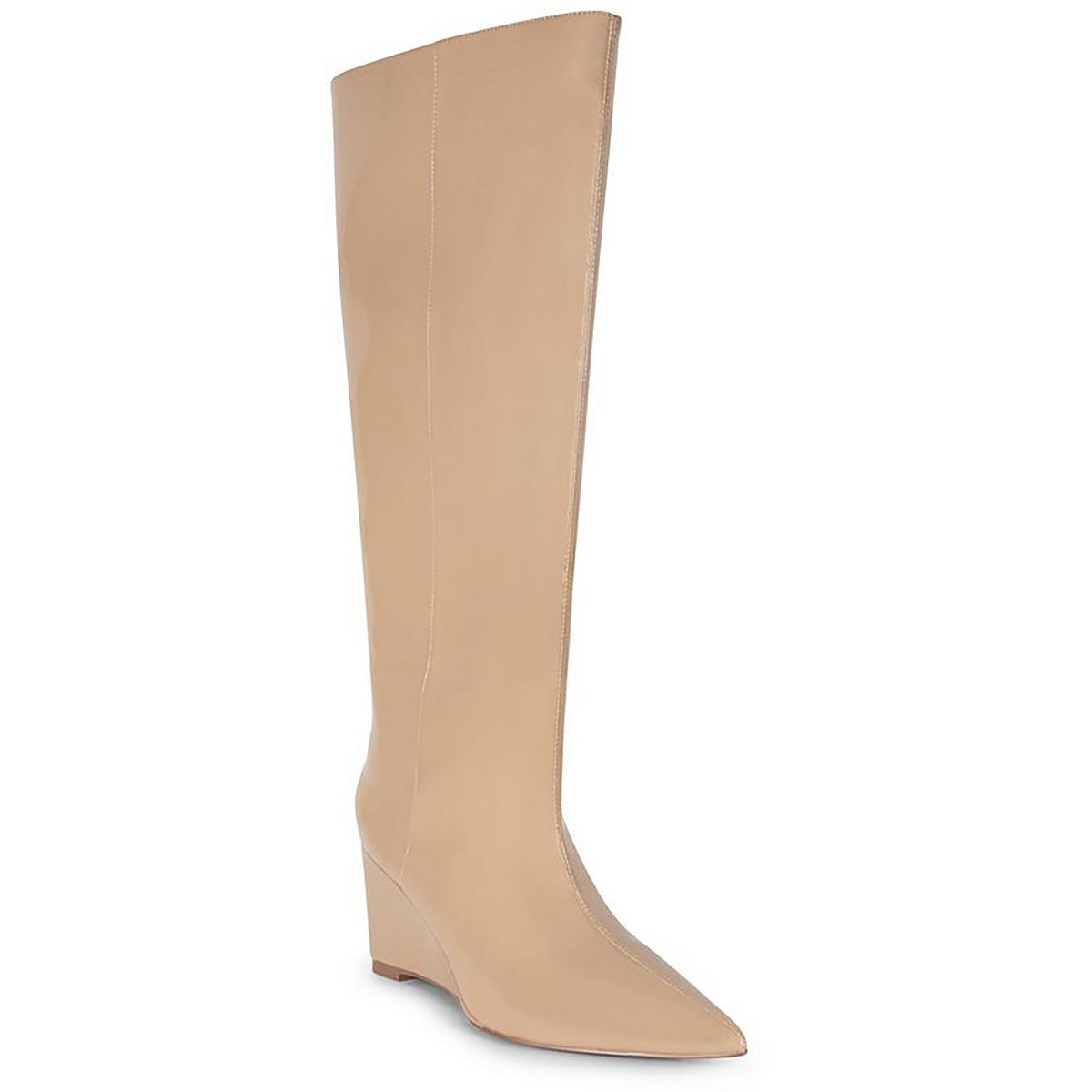 Потрясающие женские сапоги до колена из лакированной кожи LELA с острым носком BHFO 6347 4890₽