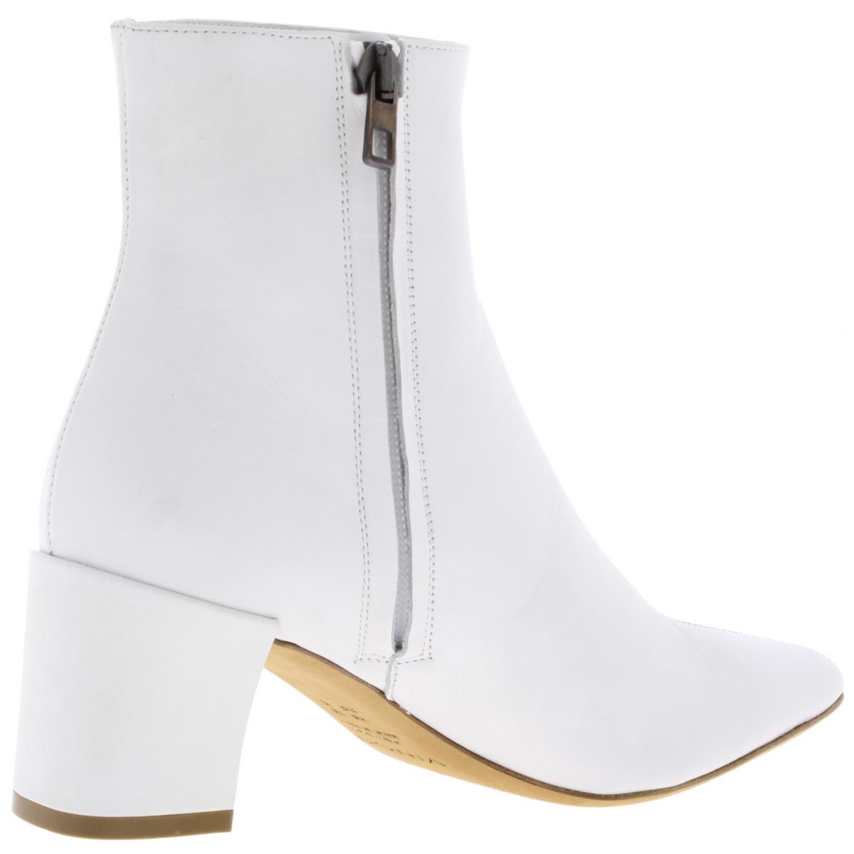 vince white leather shoes