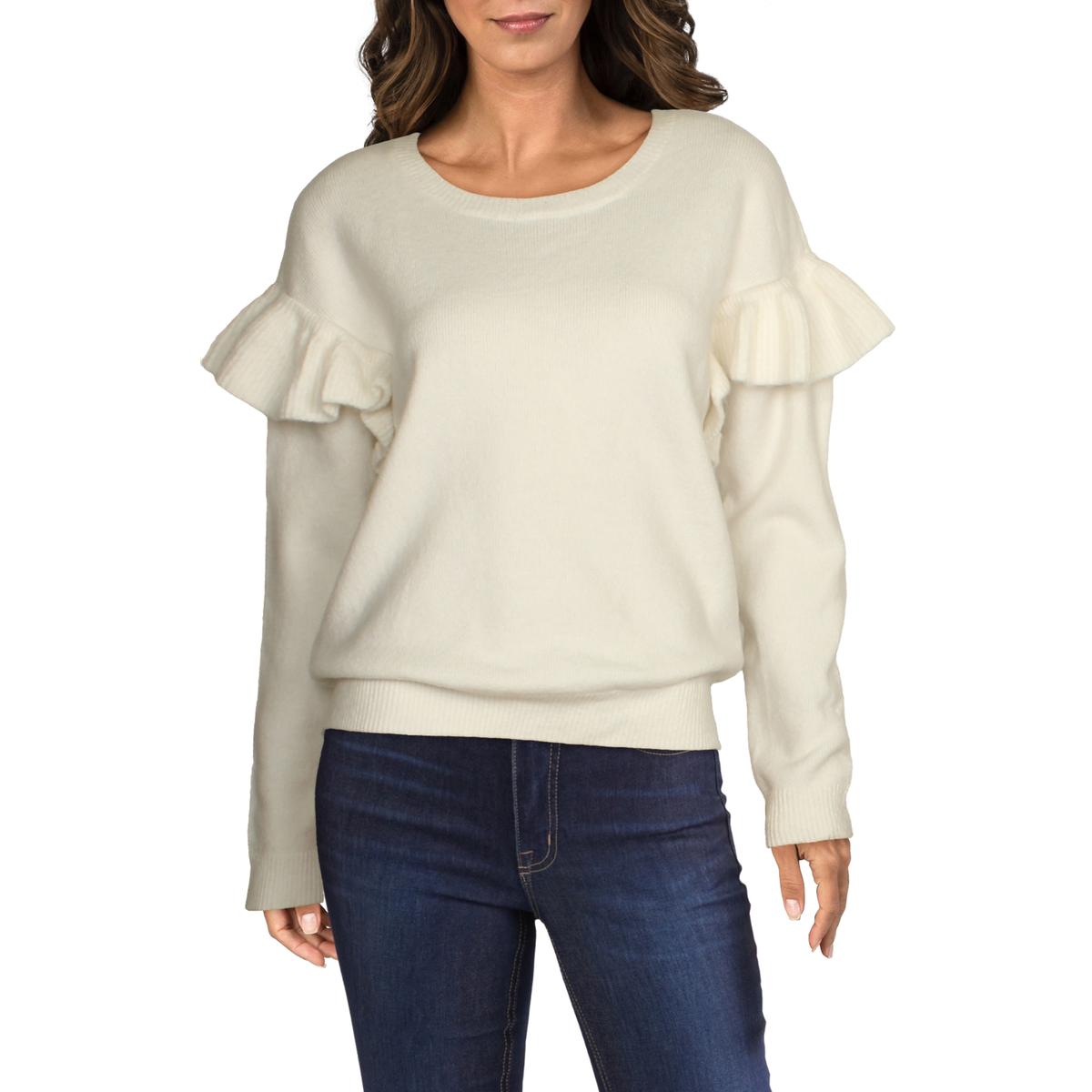 INC Womens Perforated Pullover Shirt Crewneck Sweater Top BHFO 0020