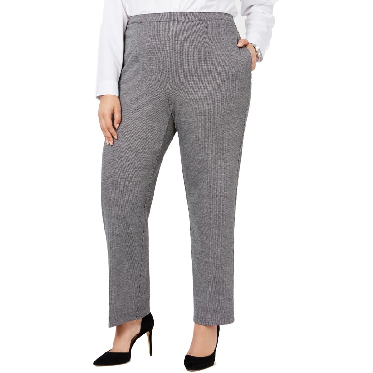 Basler Womens Floral Cotton Casual Straight Leg Pants BHFO 5208