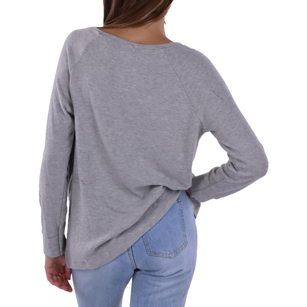Anthropologie Maronie Womens Printed Long Sleeves Sweater Top Shirt ...