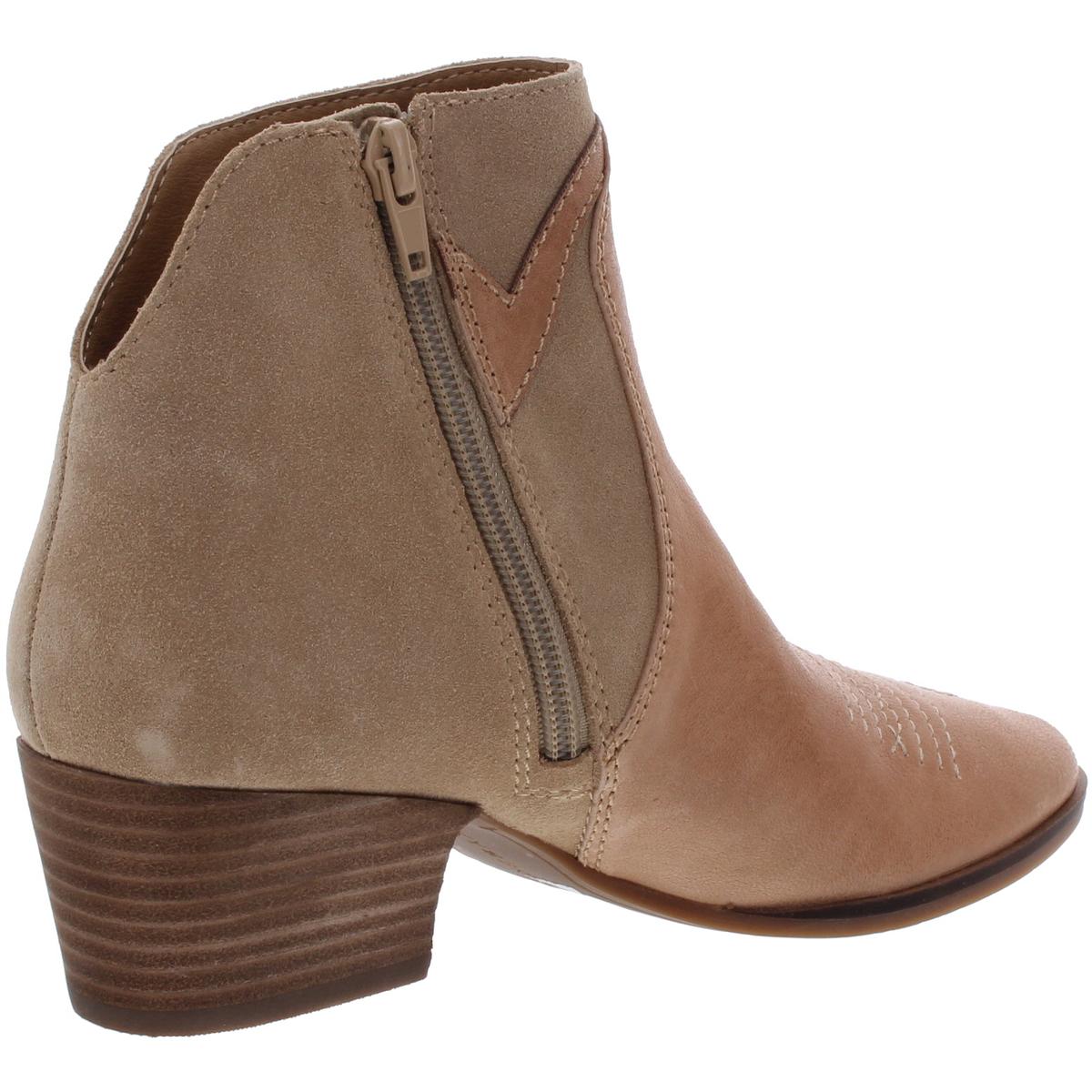 Lucky Brand Womens Idellina Beige Ankle Boots Shoes 6 Medium (B,M) BHFO ...