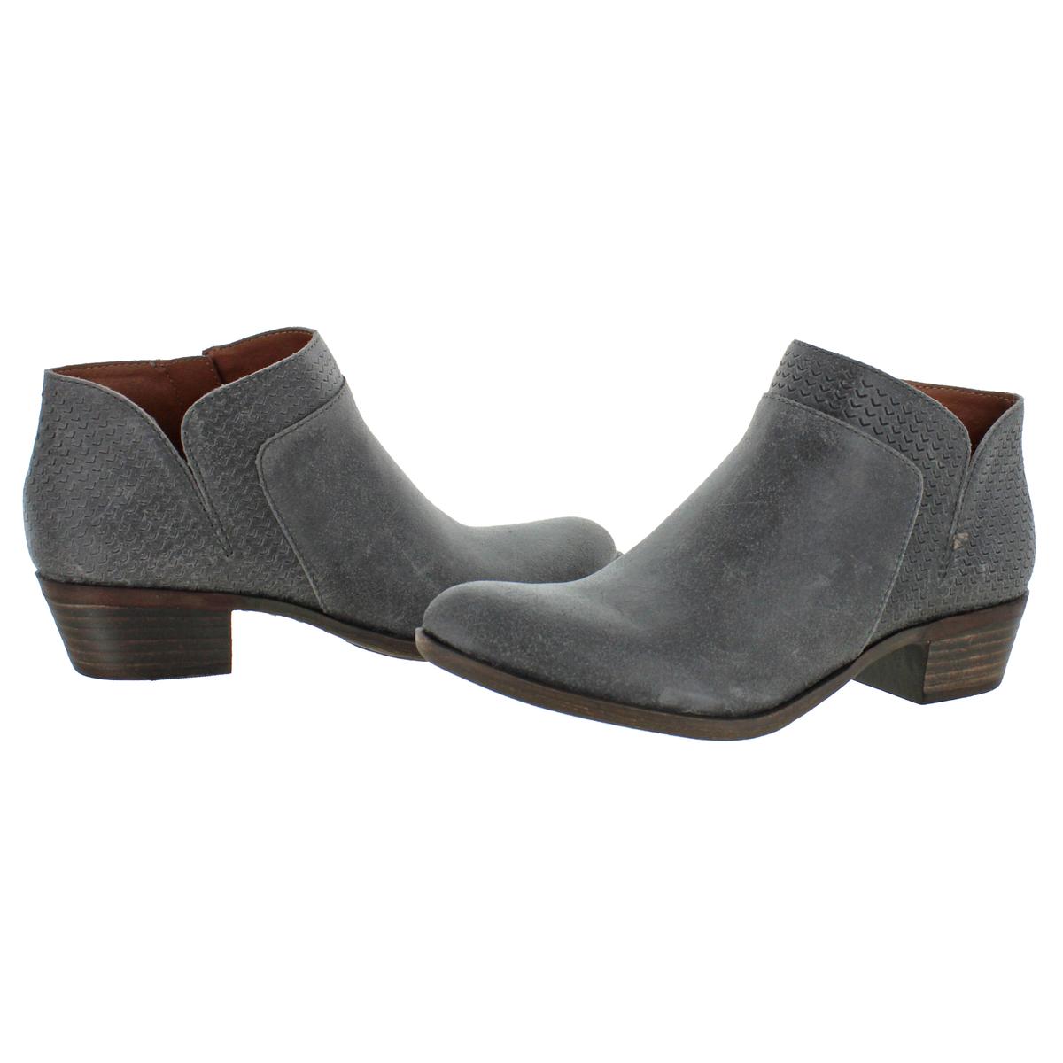 Lucky Brand Womens Brintly Gray Ankle Boots Shoes 11 Medium (B,M) BHFO ...