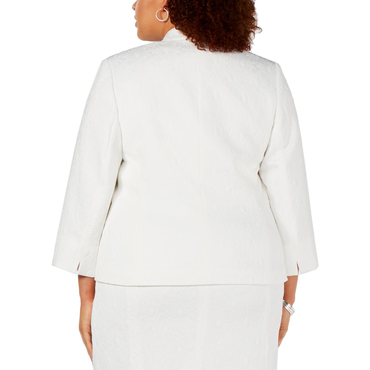 Kasper Womens White Professional Business Jacket Blazer Plus 22W BHFO ...