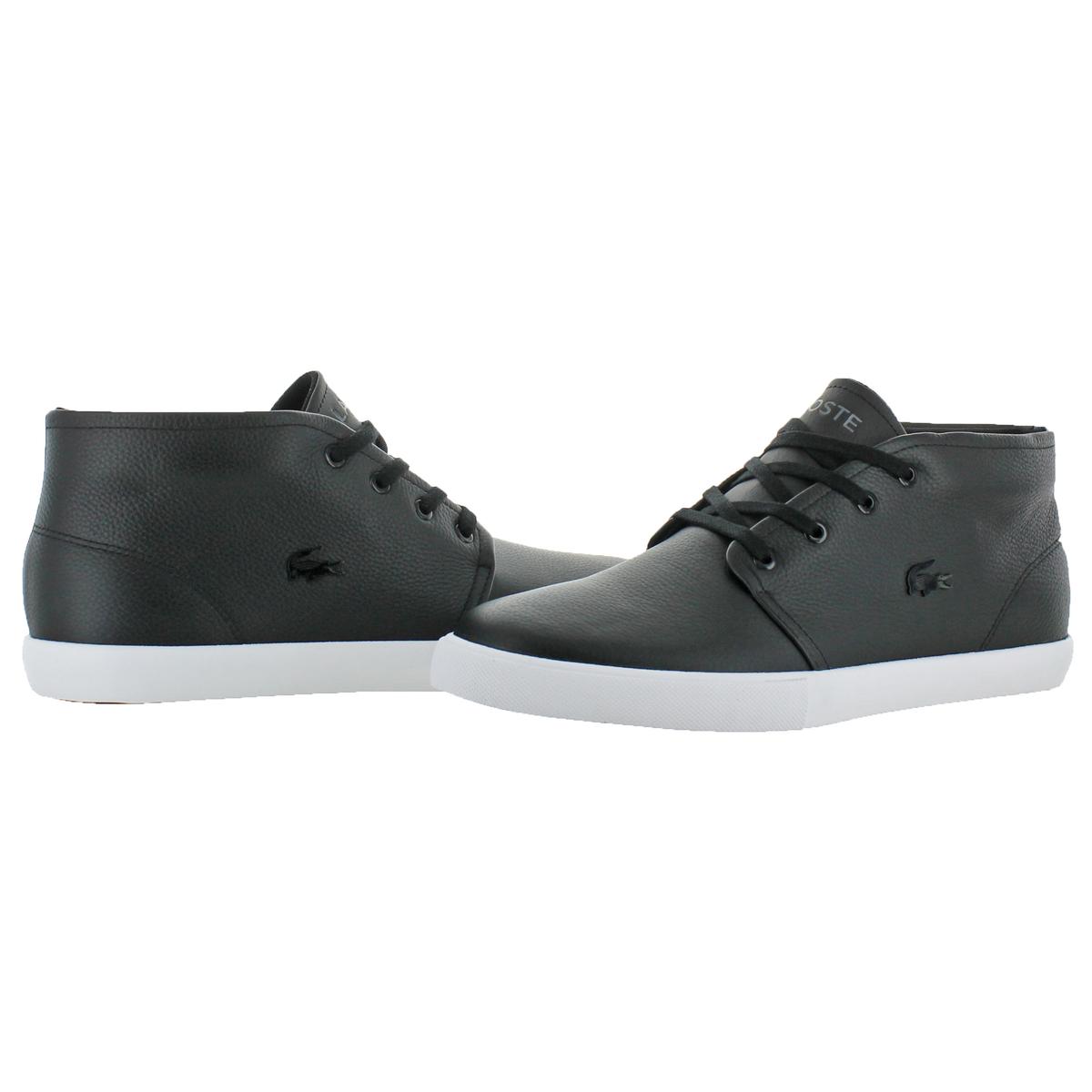 lacoste asparta leather mid sneaker