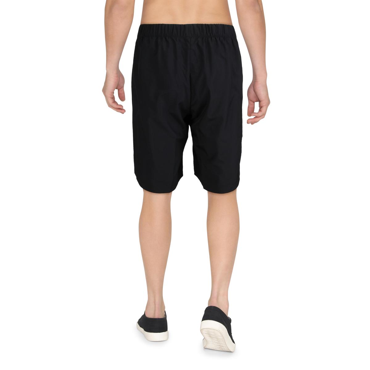 Asics Mens Black Fitness Running Workout Shorts Athletic L