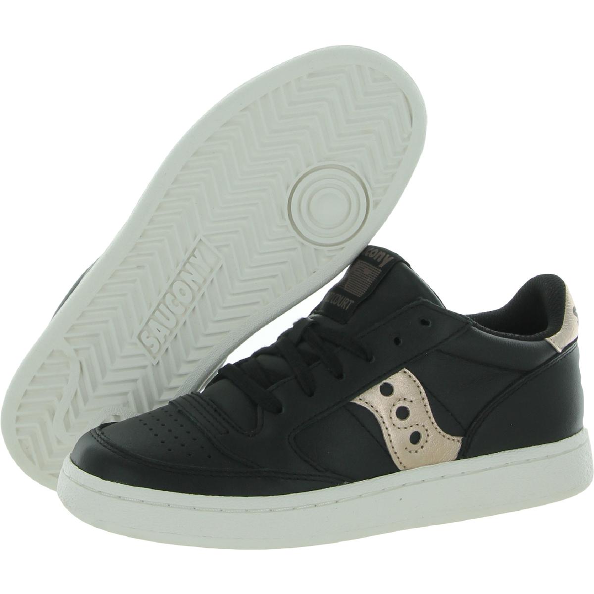Saucony Women's Jazz Court Leather Metallic Lace-up Athletic Fashion Sneakers