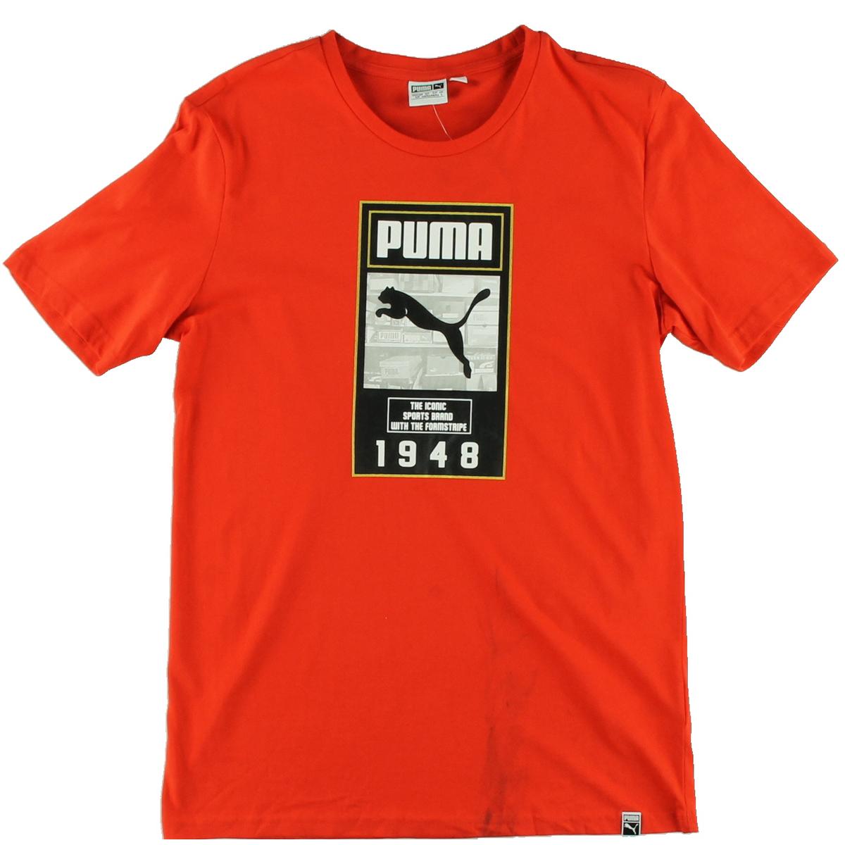 puma-mens-red-running-fitness-workout-t-shirt-athletic-s-bhfo-6216-ebay