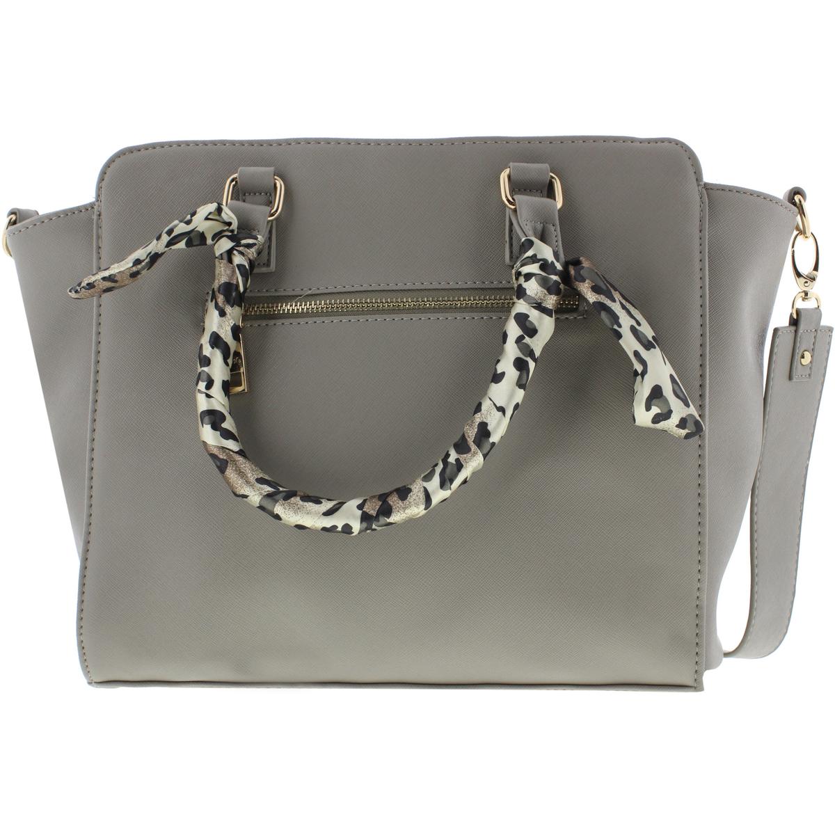 leather animal print purse