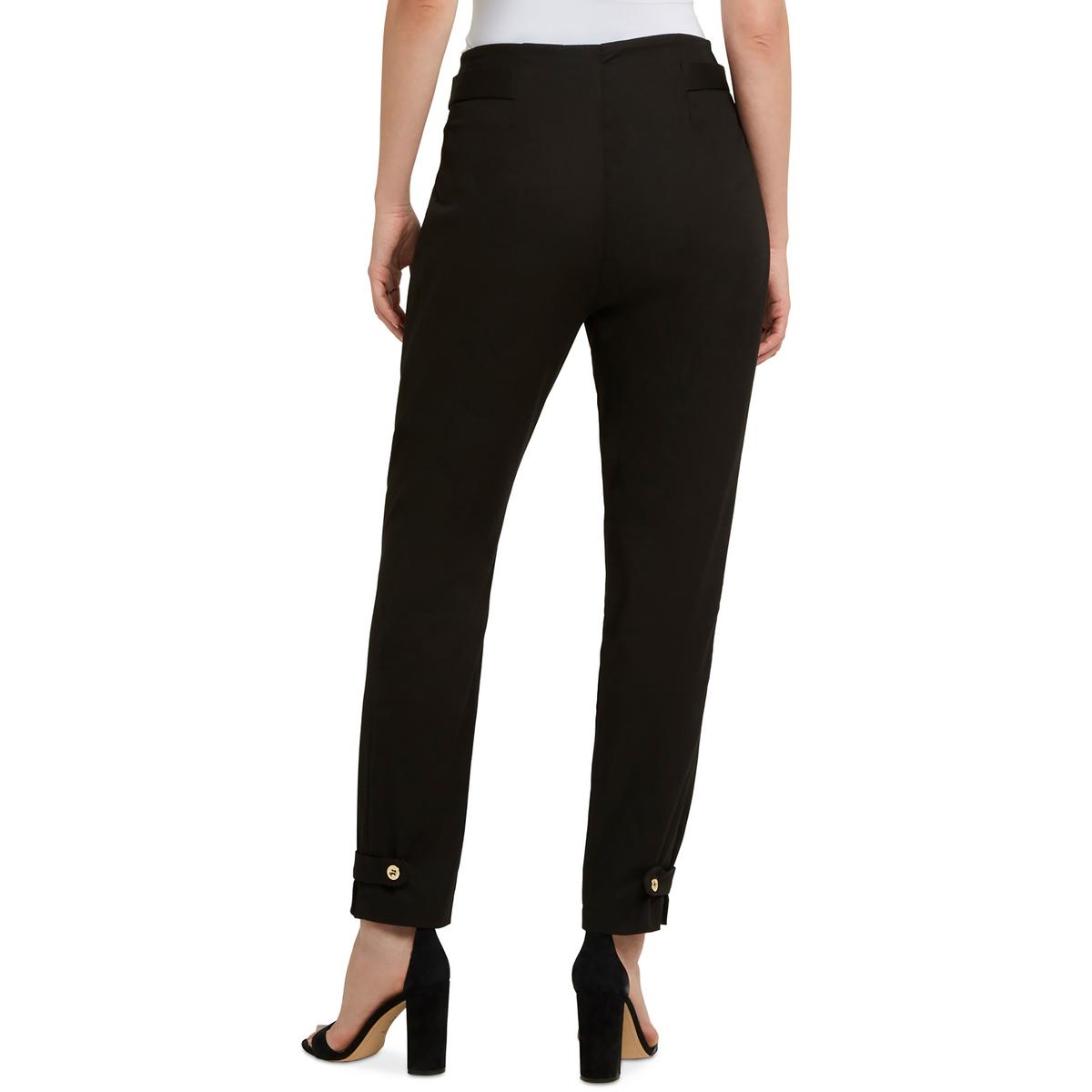 Calvin Klein Women's High-Waist Tuxedo Pants Black Size 14 – Steals