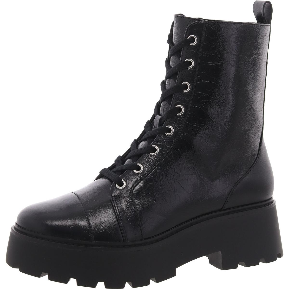 Женские черные ботинки MICHAEL Michael Kors в армейском стиле на шнуровке 9 Medium (B,M) 1063