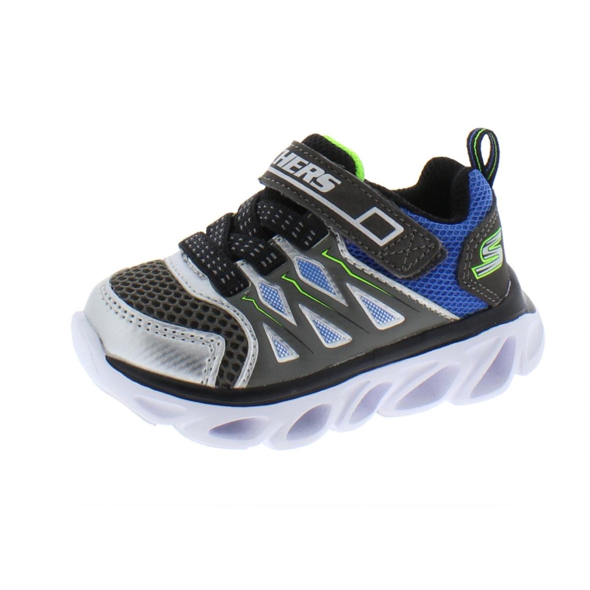 Skechers Boys Gray Running Shoes Sneakers 5 Medium (D