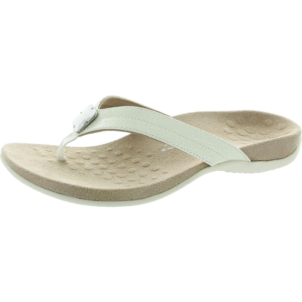 Вьетнамки-стринги Vionic Womens Yoko из искусственной кожи, BHFO 3539