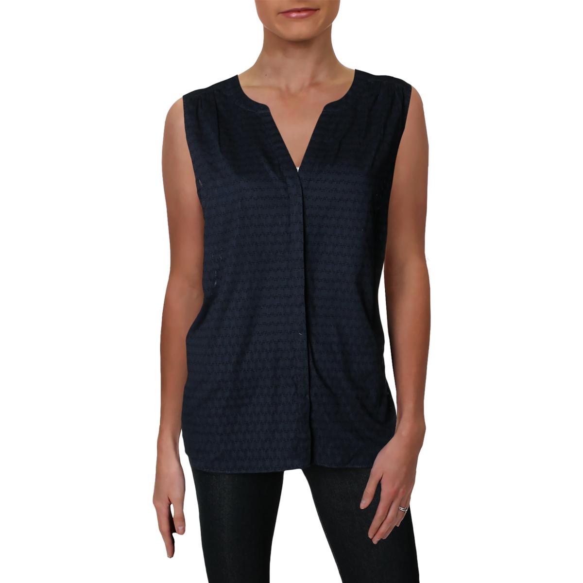 sleeveless button down womens