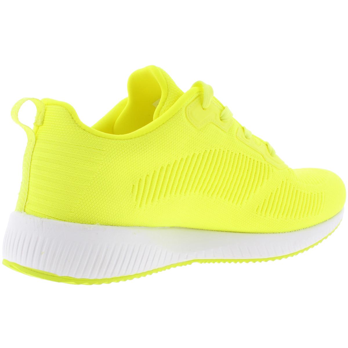 BOBS From Skechers Womens Glowrider Yellow Running Shoes 8