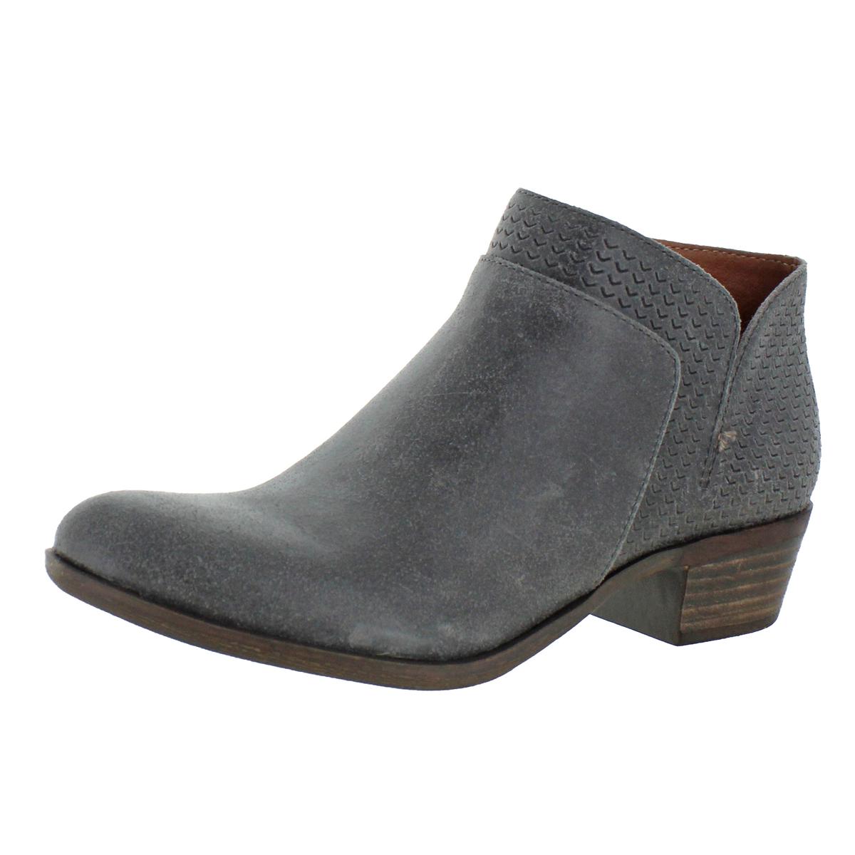 Lucky Brand Womens Brintly Gray Ankle Boots Shoes 11 Medium (B,M) BHFO ...