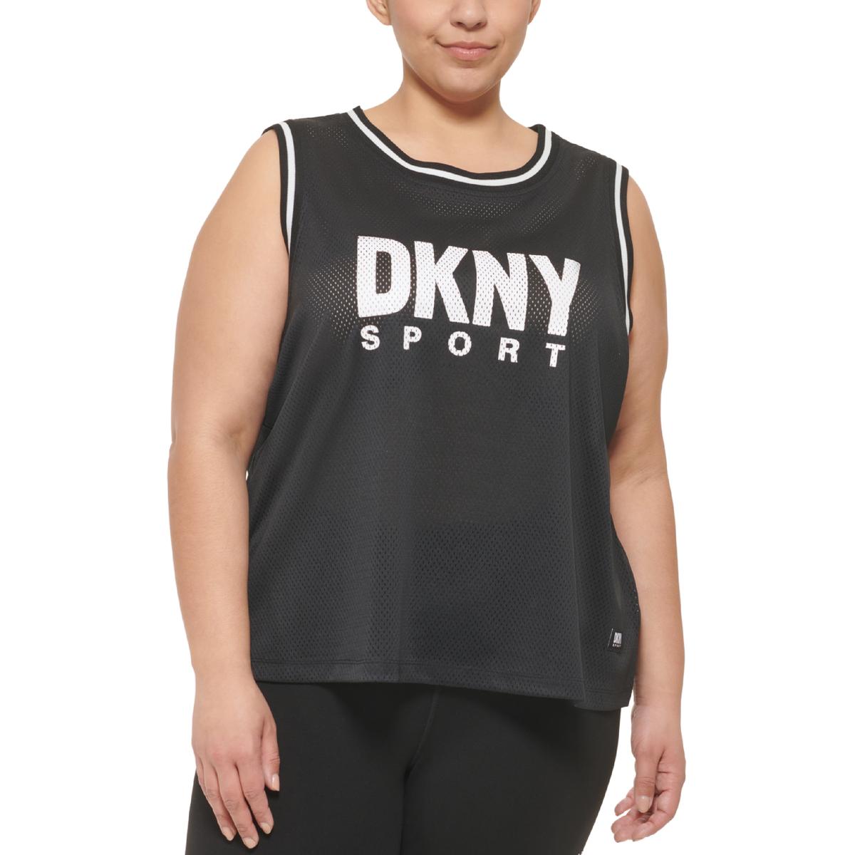 DKNY Sport Womens Jersey Workout Fitness Tank Top Athletic Plus