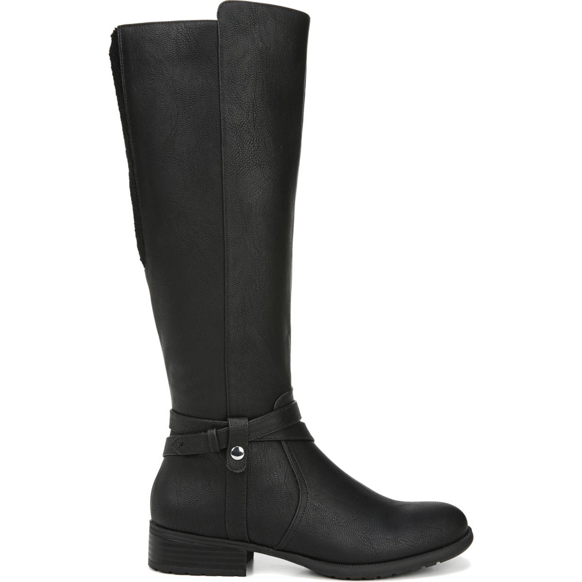 LifeStride Womens Xtrovert Black Riding Boots Shoes 11 Medium (B,M ...