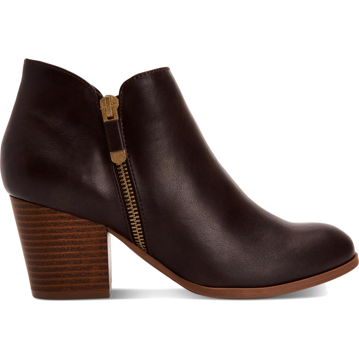 style and co lace up booties