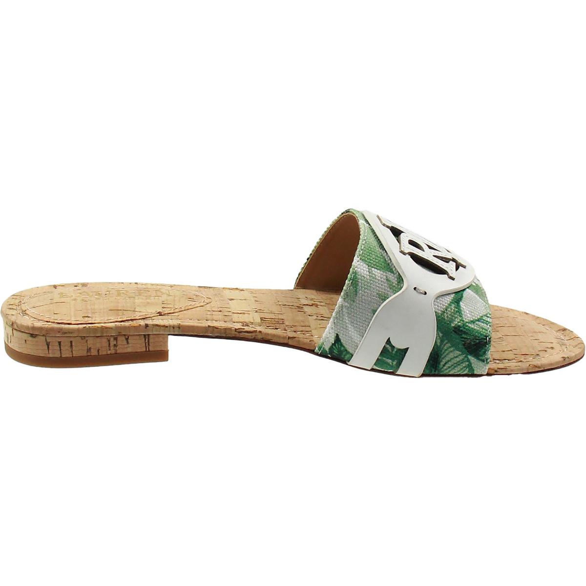 Lauren Ralph Lauren Womens ALEGRA Logo Slip On Slide Sandals Shoes BHFO 7074 - Picture 5 of 5
