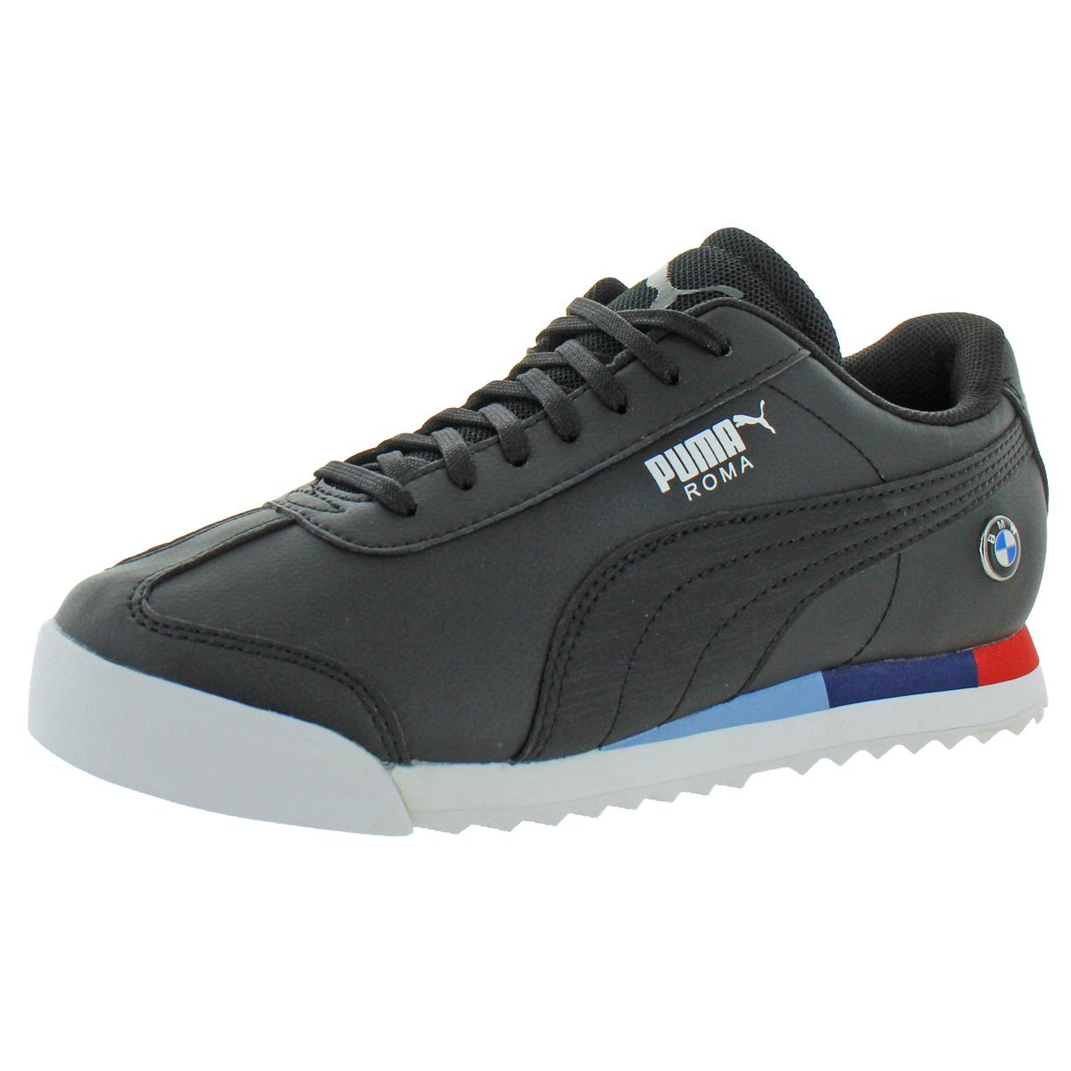 Puma Boys BMW MMS Roma Jr Black Sneakers Shoes 4 Medium (D) Big Kid ...