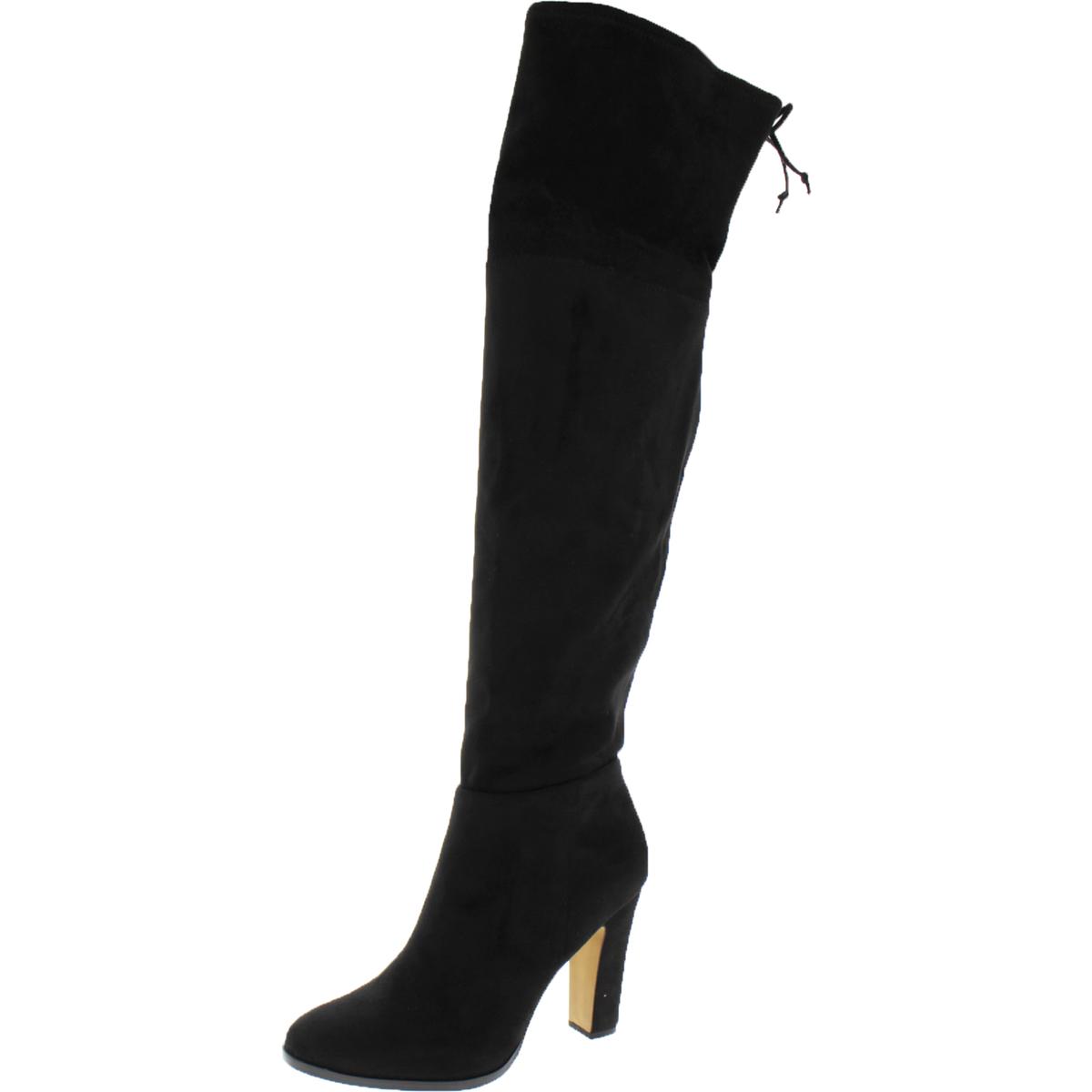 Vince Camuto Womens Cheera Black Thigh-High Boots Shoes 8 Medium (B,M ...