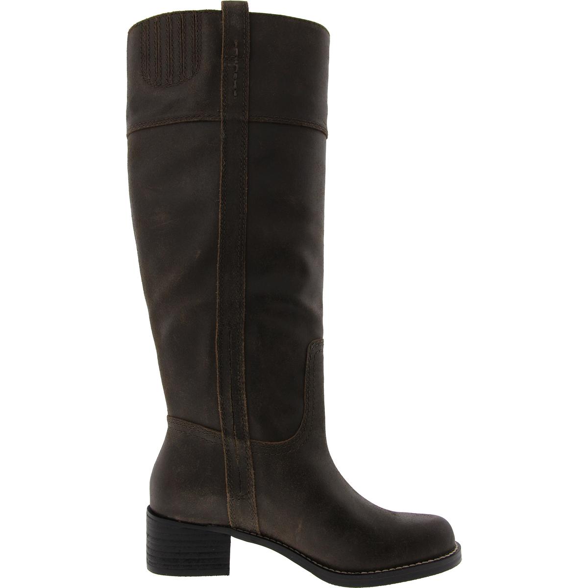 Lucky Brand Womens Hybiscus Leather Riding Tall Knee-High Boots Shoes BHFO 9370 - Picture 5 of 16